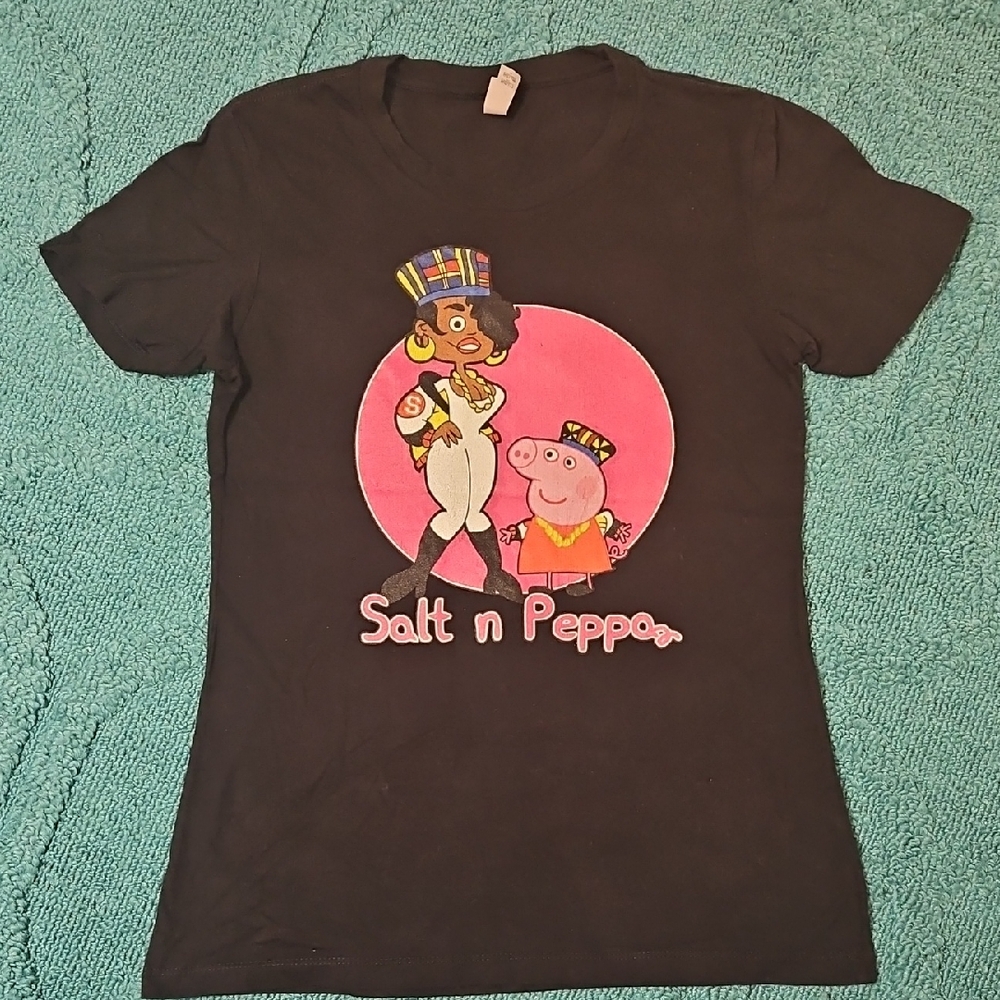 TEE Public Black Salt n Peppa T-Shirt S